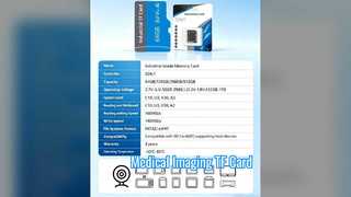 TF Card Ultrasound Medical Imaging Storage
